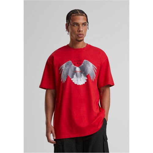 Mister Tee Men's T-shirt Sick Eagle Heavy Oversize red Slike