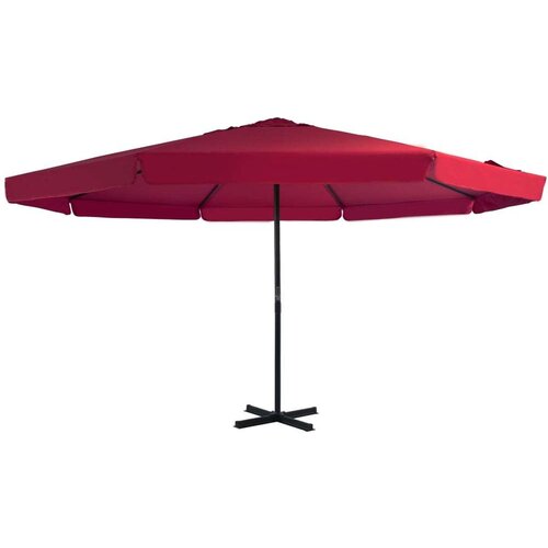  Vrtni suncobran s aluminijskom &amp;scaron;ipkom 500 cm bordo Slike