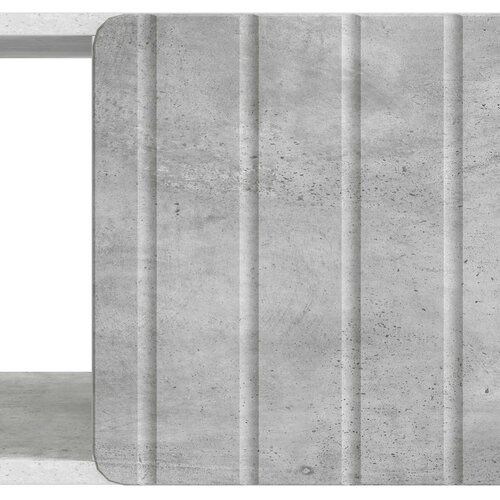  Kava Stol Betonska siva 90 x 50 x 40 cm Konstruirano drvo Slike