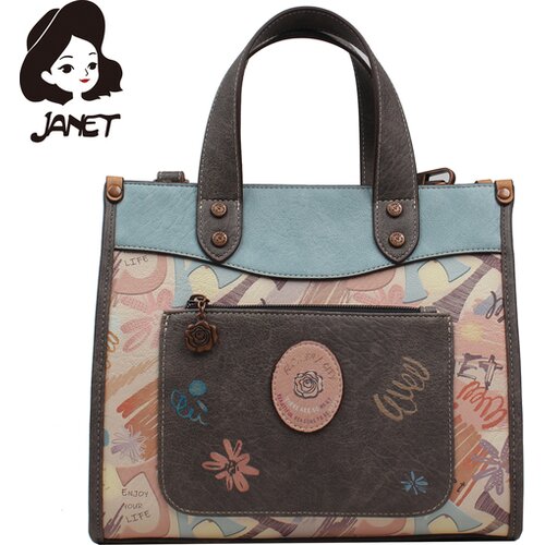 Janet damska tašna flowery city J-001B Cene