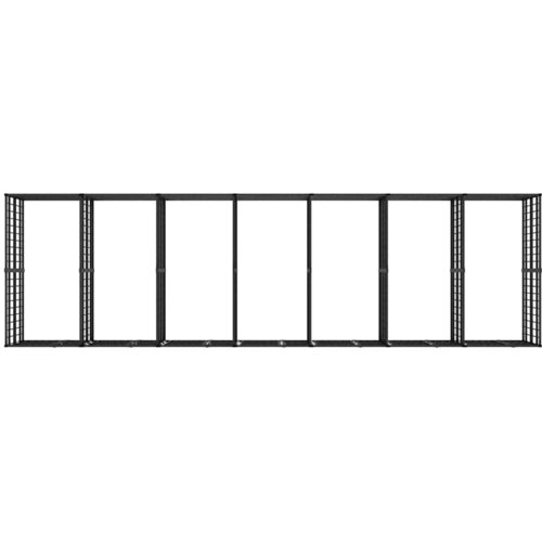  kavez za pse čelični 12,9 m&amp;sup2; Slike
