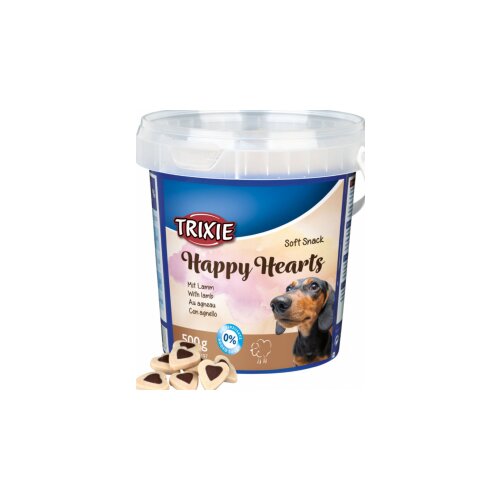 poslastice za pse soft snack srca jagnjetina 500g Slike