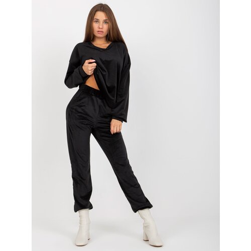 RUE PARIS Blouse-RP-BZ-8188.64P-black Cene