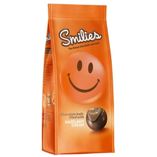 SMILIES čokolada mlečne kuglice sa lesnikom 138G Cene