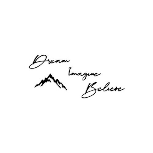 Wallxpert zidna dekoracija Dream Imagine Belive Slike