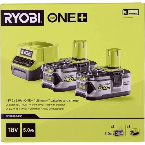 Ryobi RC18120-250 2x Battery 18 V 5,0 Ah + charger Cijene