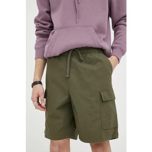 Levi's Kratke hlače s dodatkom lana boja: zelena