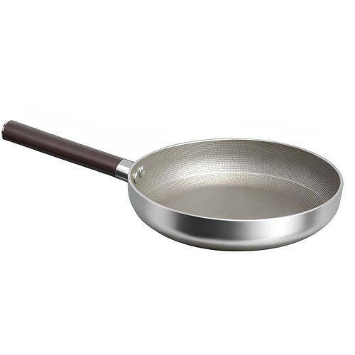 Cheffinger Neprijemljiva indukcijska ponev 24 cm z ročajem z učinkom lesa, Srebrna, (5000276470) Cene