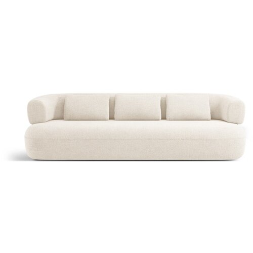 Micadoni Bež sedežna garnitura iz tkanine bouclé 226 cm Jenny – Home Cene