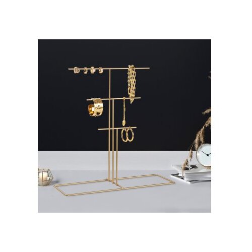 WALLXPERT stalak za nakit TK-006, 40x41x15, zlatna boja Cene