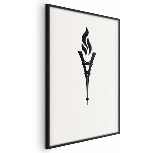  Plakat - Torch Shaped Like the Eiffel Tower 29.7x42 Crni okvir Cijene