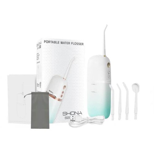 RIFF Shona S200 Pro IPX7 brezžični irigator za zobe 200 ml, 4 načini / 3x hitrost (4 glave vklj., (21366781) Cene