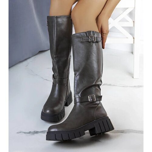 D/CEO Beige boots Huff Cene