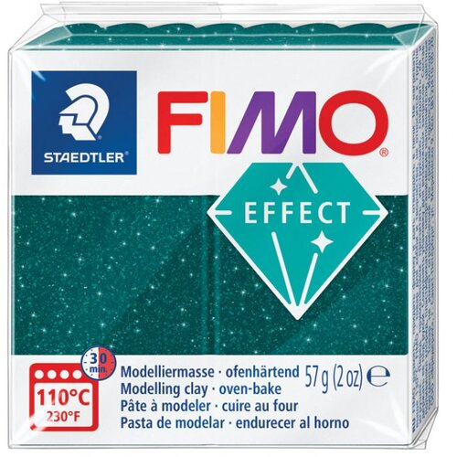  MASA ZA MODELIRANJE 57G FIMO EFFECT GALAXY STAEDTLER 8010-562 ZELENA Slike