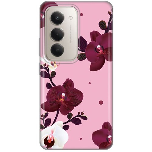  Torbica Silikonska Print Skin za Xiaomi Redmi 15 4G Pink Orchid Cene