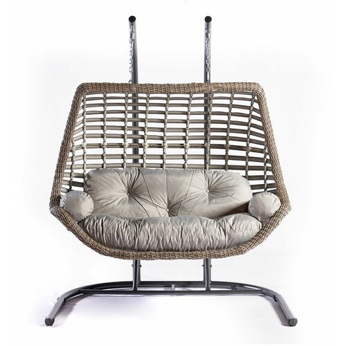 Junda - Grey Grey Garden Double Swing Chair Slike
