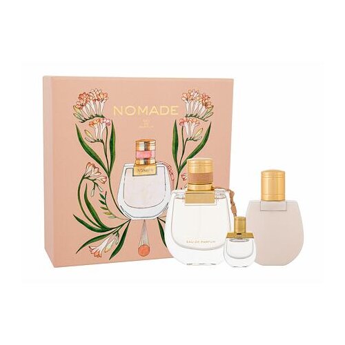 Chloé Nomade darilni set parfumska voda 75 ml + parfumska voda 5 ml + losjon za telo 100 ml za ženske Cene