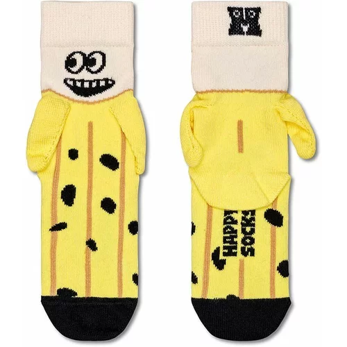 Happy Socks Otroške nogavice Kids Banana Sock rumena barva