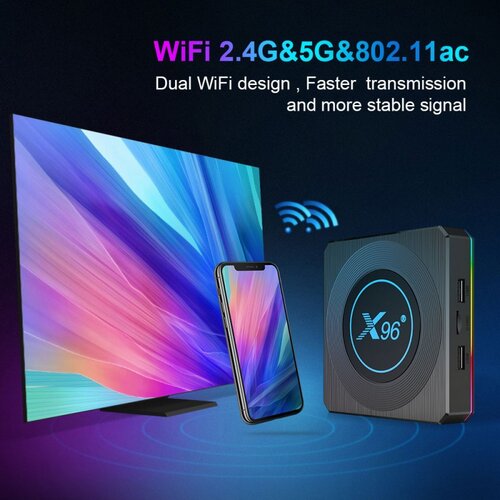Amedia x96 X4 4GB/64G S905X4 WiFi 2.4/5GHz Android 11 KODI Slike