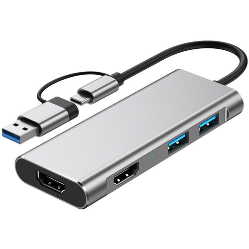 INF USB 3.0 &amp;amp; Type-C do dvojnega HDMI 1080P priklopne postaje, (5000129862) Slike