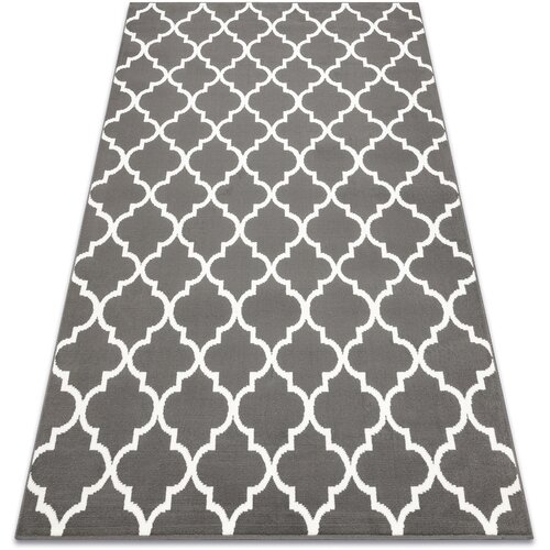 RugsX Preproge Preproga BCF Morad TRELIS Maroška detelja - 80x150 cm Črna Cene