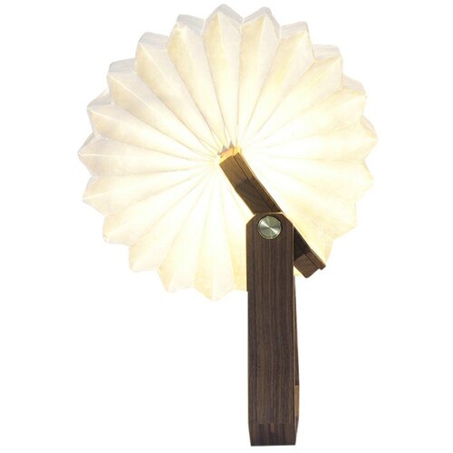 Gingko bijela/u tamnoj prirodnoj boji led stolna lampa (visina 4 cm) origami &amp;ndash; Slike