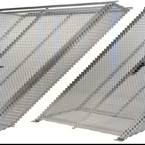 eurokraft pro Mrežasti vsebnik za plinske jeklenke, brez strehe, z dvokrilnimi vrati, ŠxG 2100 x 1085 mm Cene