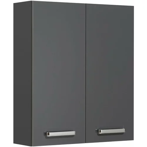 Pelipal Temno siva stenska kopalniška omarica 60x70 cm Set 311 - Pelipal