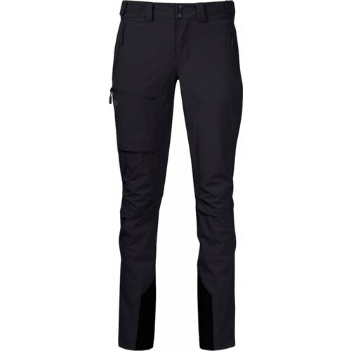 Bergans Hlače na otvorenom Breheimen Softshell Women Pants Black/Solid Charcoal XL Slike