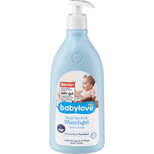 babylove sensitive gel za kupanje od glave do pete 500 ml Cene