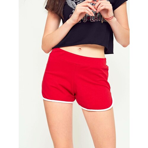 Yups Sports shorts with contrasting trimming red Cene