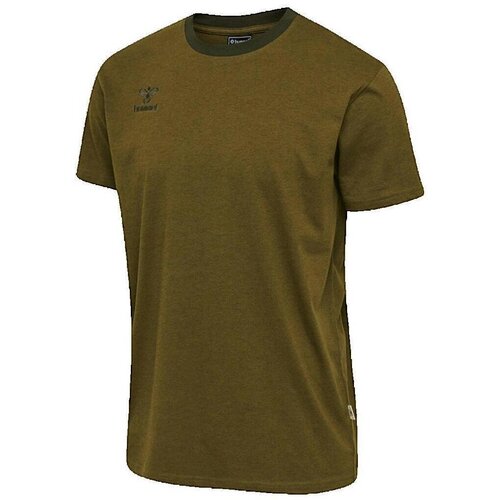 Hummel Majice s kratkimi rokavi T-shirt Move classique col rond manches courtes Kaki Cene