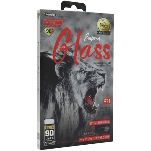  Tempered glass remax emperor 9D GL-32 za iphone 14 plus 6.7 crna Cene