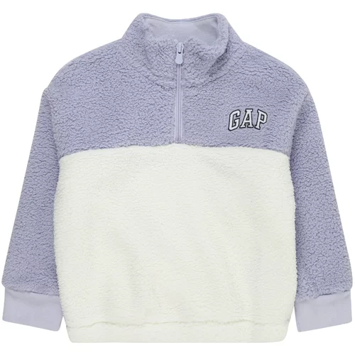 GAP Sweater majica lavanda / crna / prljavo bijela