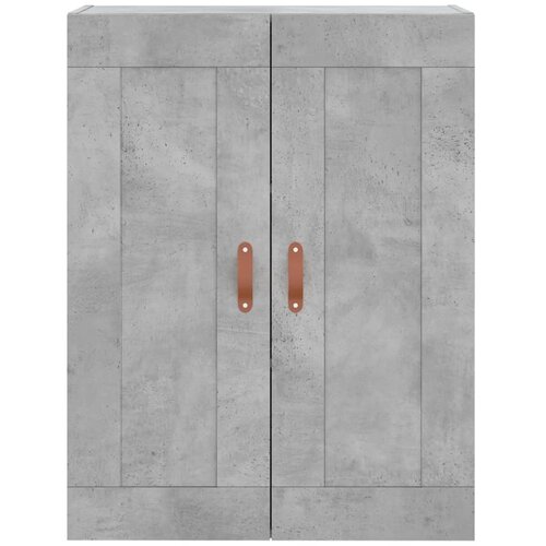  Zidni ormarić siva boja betona 69,5x34x90 cm konstruirano drvo Slike