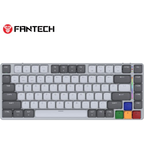 Oblivion gaming oprema Tastatura Mehanicka Gaming Fantech MK915 RGB Maxfit AIR83 Wireless grey (brown switch) Cene