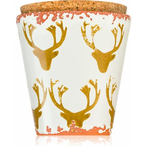 Wax Design Deer Brown dišeča sveča 8 cm