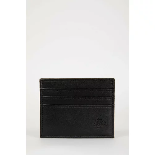 Defacto Man Faux Leather Business Card Wallet