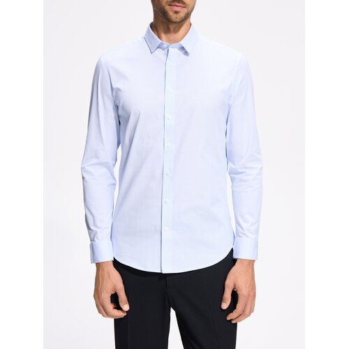Reserved Obična slim fit ko&scaron;ulja - bljedoplavo Cijene