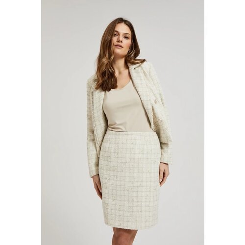 Marisse Women's Skirt L-Sc-4317 Off White Cene