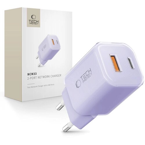 TECH-PROTECT NCM33 PD 33W QC3.0 USB-C STENSKI POLNILEC ZA TELEFONE, (5000337505) Slike