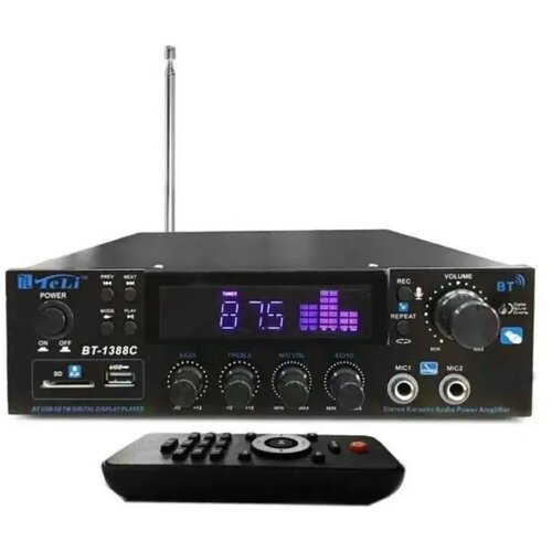  Bluetooth stereo pojačalo BT-1388C sa FM radiom Cene