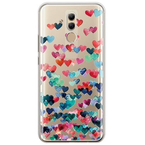  Ovitek za Huawei P30 | Prozoren, pisani srčki Cene