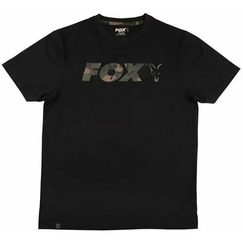 Fox Fishing Majica Logo T-Shirt Black/Camo 3XL