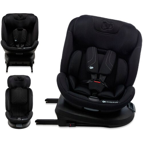 Kinderkraft autosjedalica XPEDITION 3 i-Size 0-36 kg (40-150 cm) 360, Black Cijene
