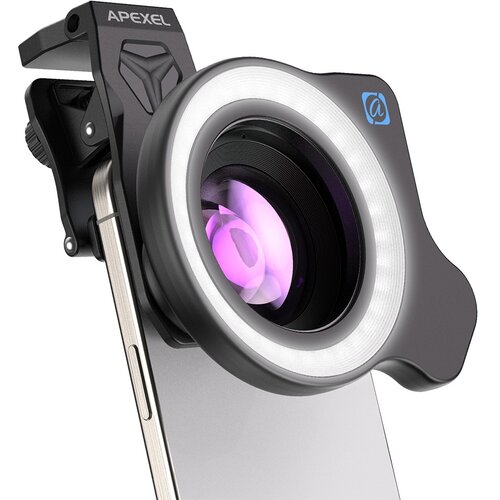 INF APEXEL APL-ZM100FL26 Komplet Objektivov za Telefon - Makro, Zoom in Svetilka, (5000136352) Slike