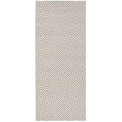 NORTHRUGS sivi vanjski tepih Karo, 80 x 200 cm