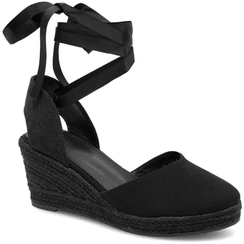 DeeZee Espadrile Gimme More WS020609-01 Black