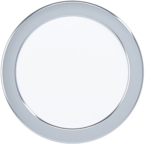 Eglo fueva 5 ugradbena led, 10,5w, 1200lm, prom 166, ip44, bijela/krom/plastika Cene