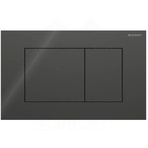 Geberit Sigma40 Square Tipka za dvokoličinsku tehniku ispiranja crna - staklo 115.629.SJ.1 Cene